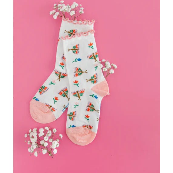 Mayflower Socks, Pink