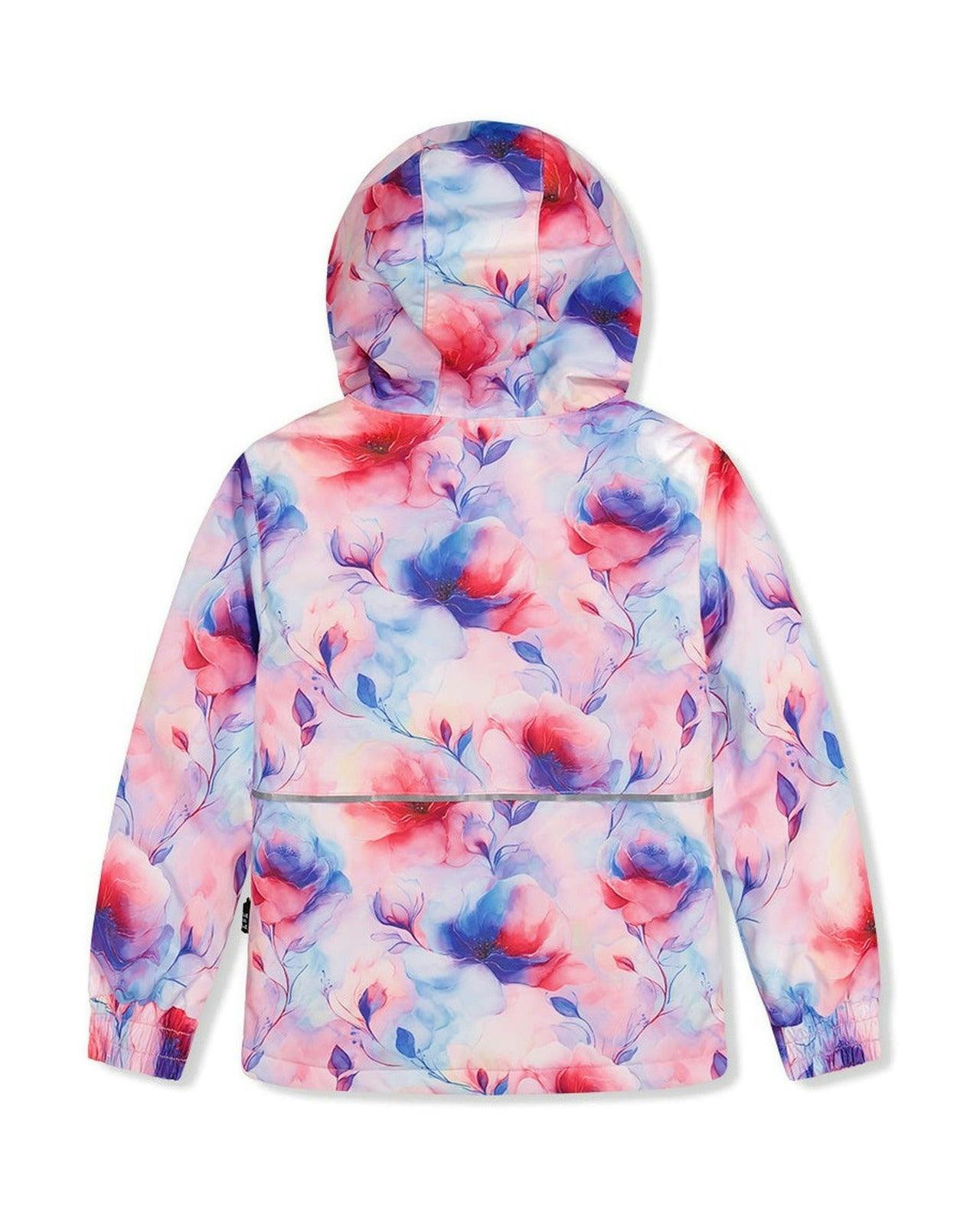 Light Weight Two Piece Chill Snowsuit Mauve Printed Flowers