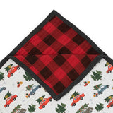 Cotton Muslin Quilted Throw - Holiday Haul
