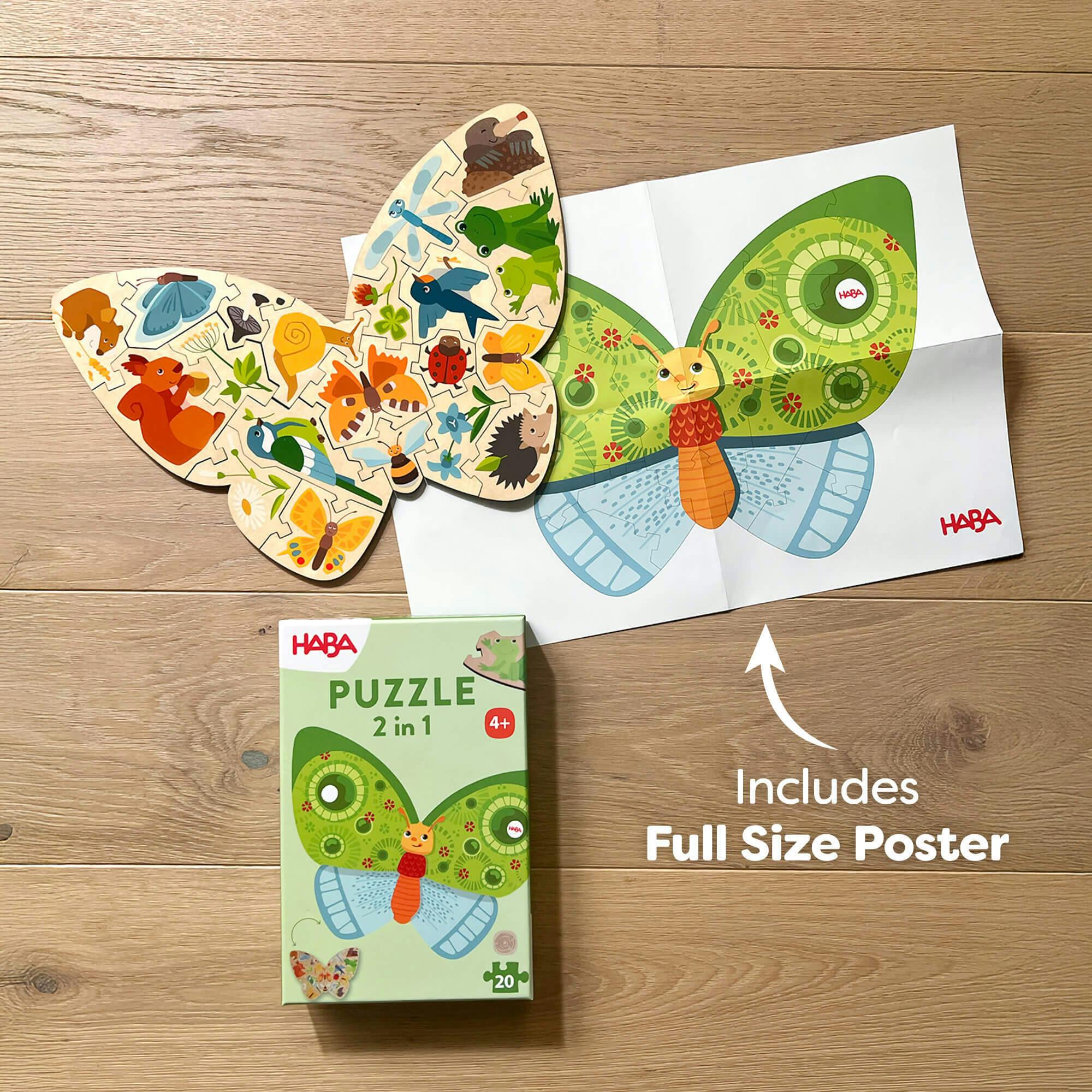 2-in-1 Wooden Puzzle