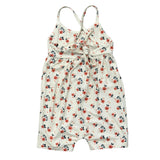 Girls Tie-Back Romper in Maya Floral