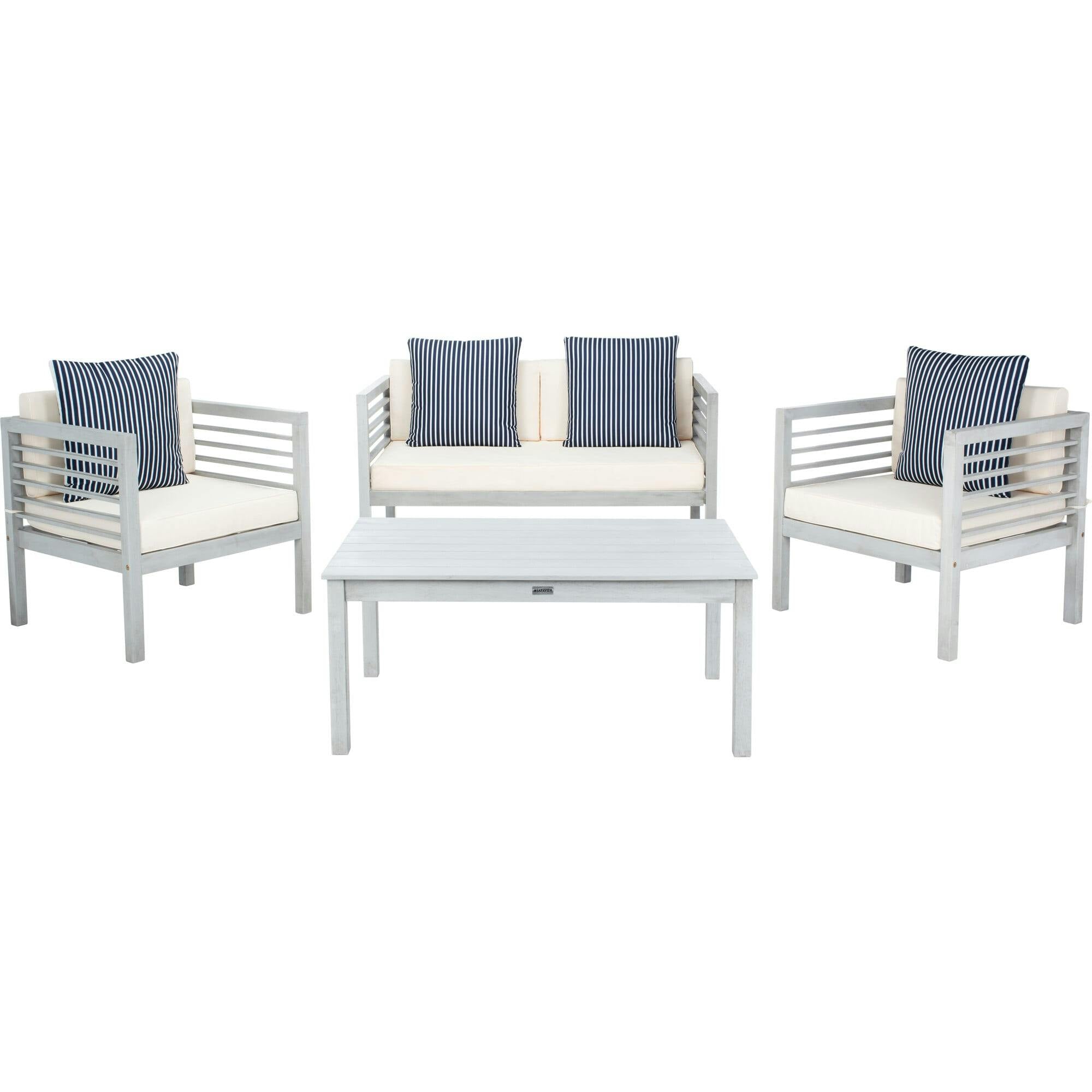 Alda Eucalyptus 4-Piece Outdoor Set