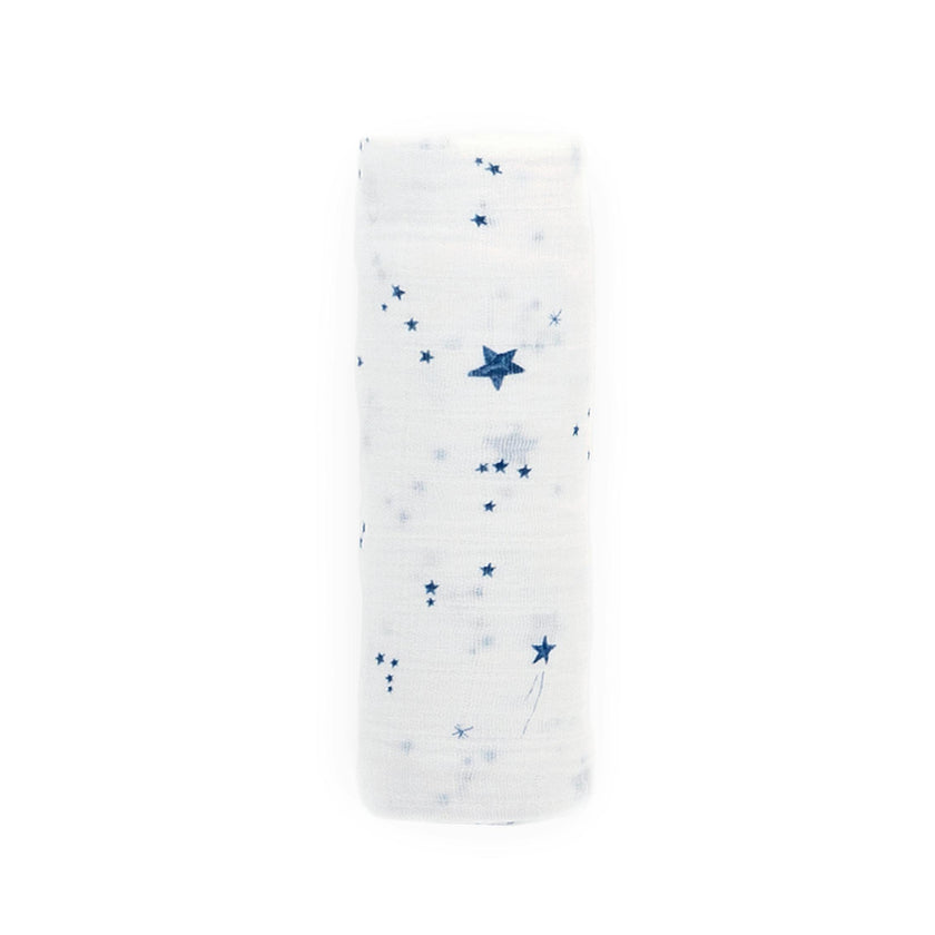 Cotton Muslin Swaddle Blanket - Shooting Stars