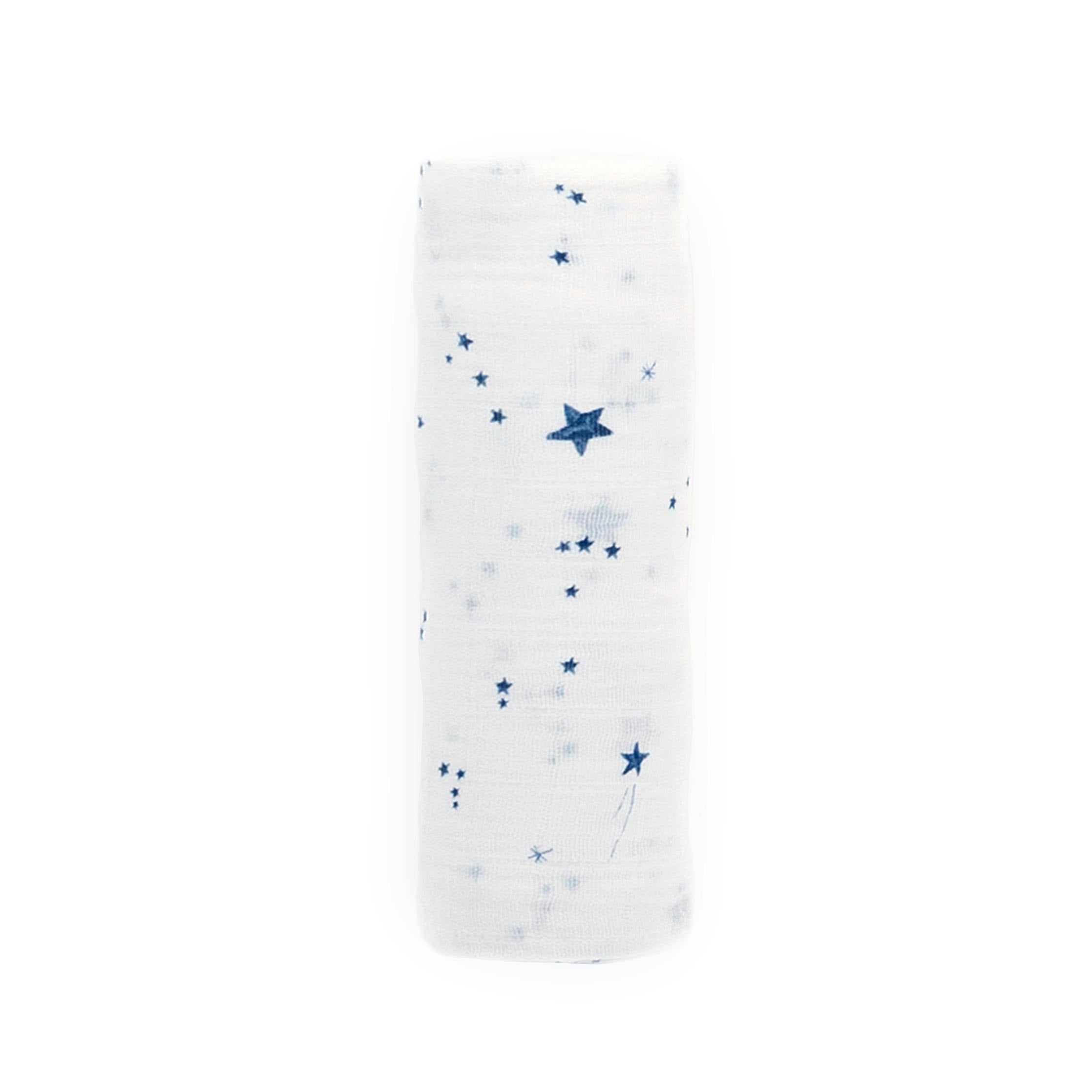 Cotton Muslin Swaddle Blanket - Shooting Stars