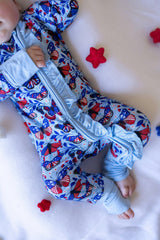 Liberty Wings Ruffle Snoozer