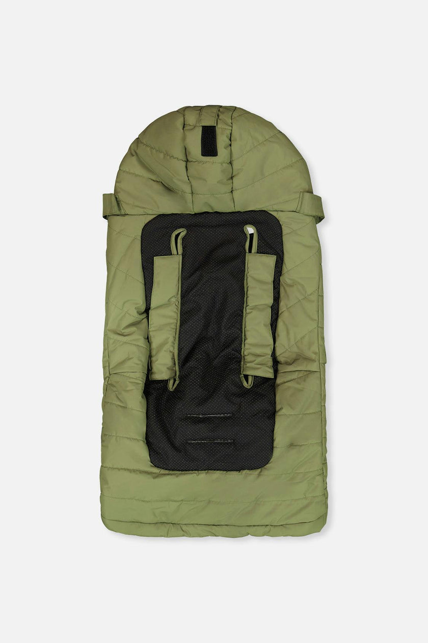 Evolutive Footmuff For Car Seats and Strollers Olive Green