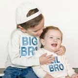Lil Bro Embroidered Patch Long Sleeve Romper - Natural