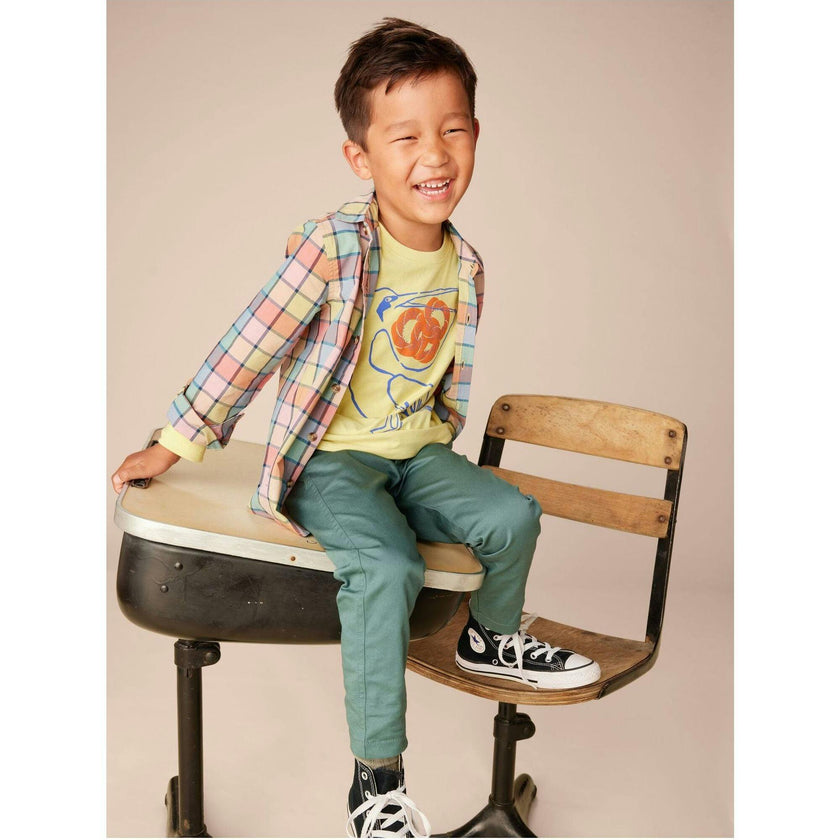 Timeless Stretch Twill Pants, Green