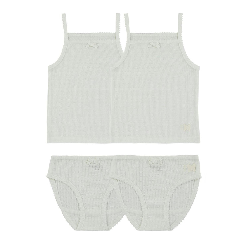 Pointelle Girls Underwear Set