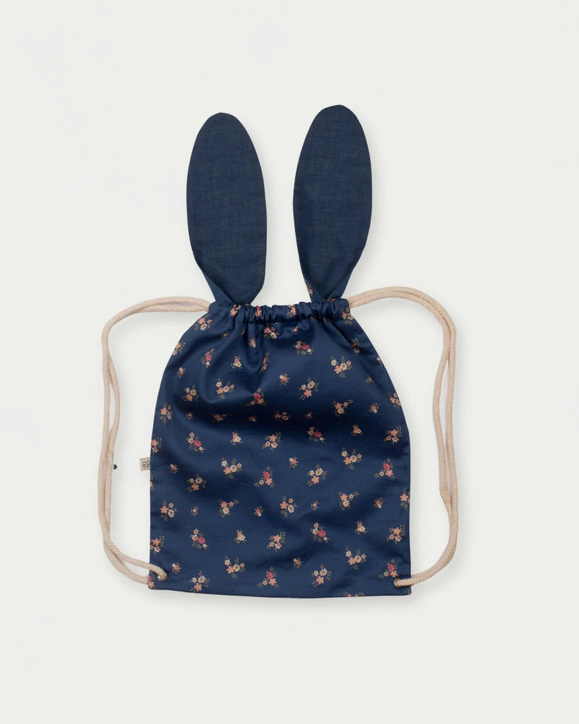 Bunny Bag - Ditsy Bouquet Navy