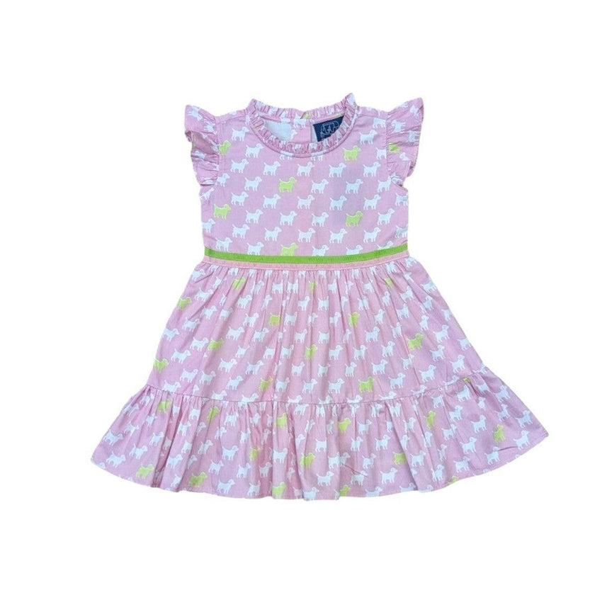 Puppies Ruffle Dress