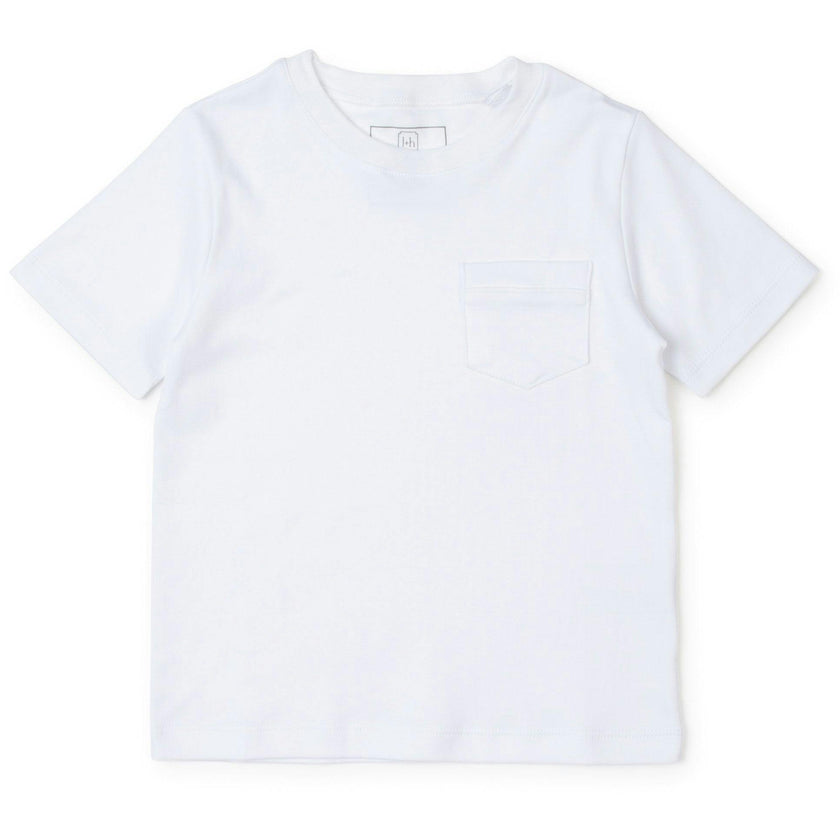 Charles Boys' Pocket Tshirt White