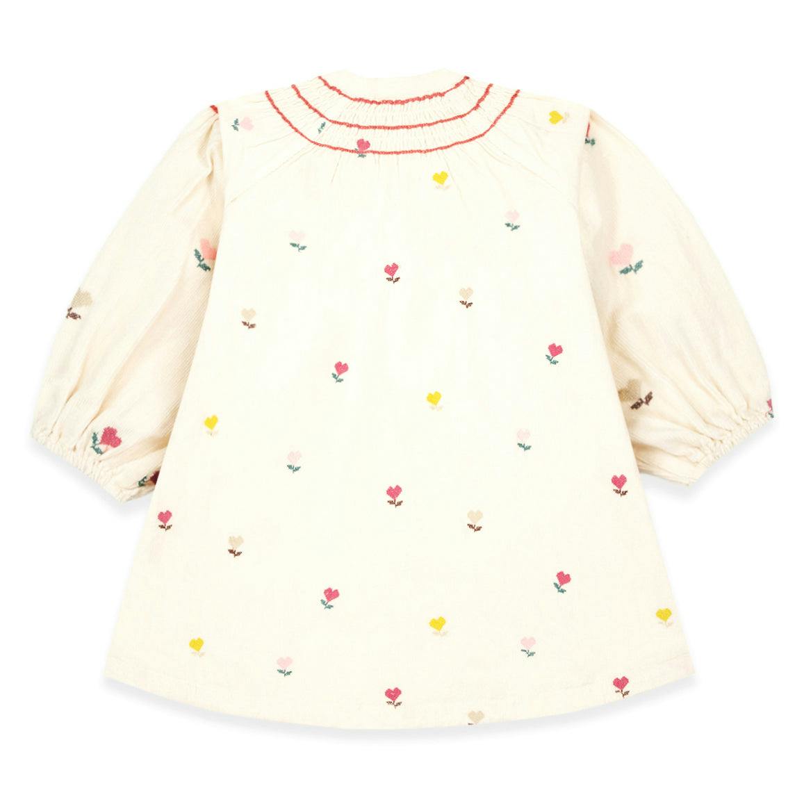 BONTON Poupee Baby Dress - Coeur Flower