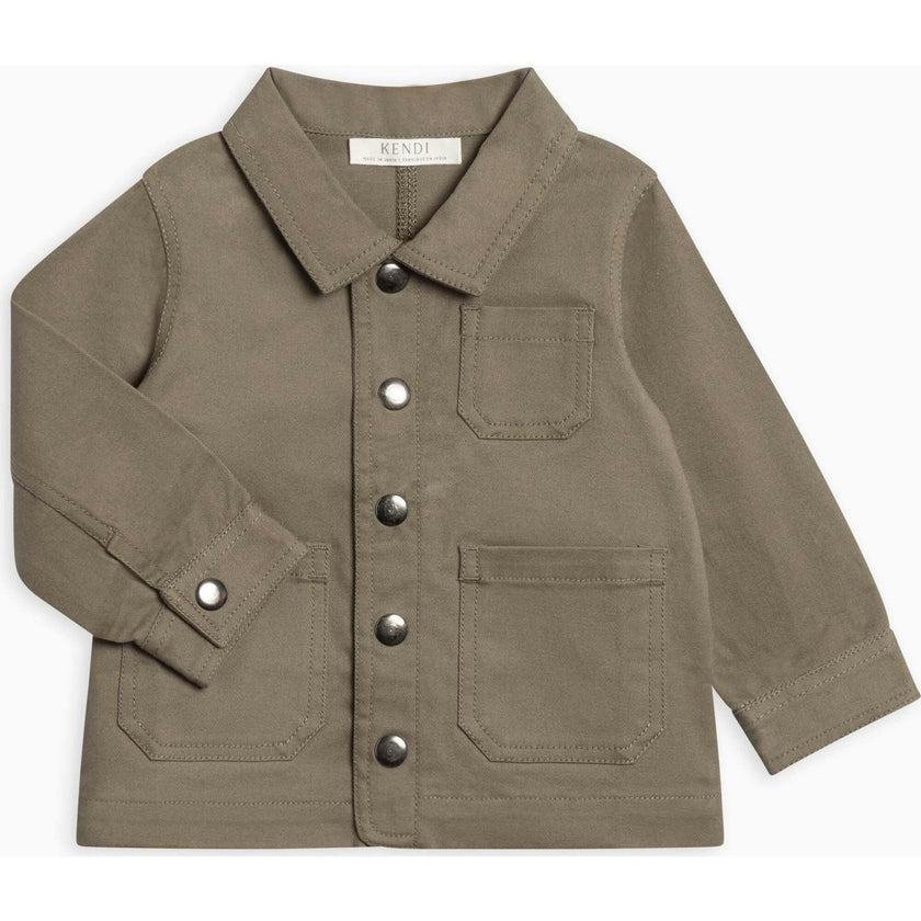 Denver Twill Chore Jacket - Chestnut