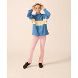 Ribbed Flares in Rhapsody Rose