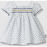 Floral Print Cinched Accent Dress