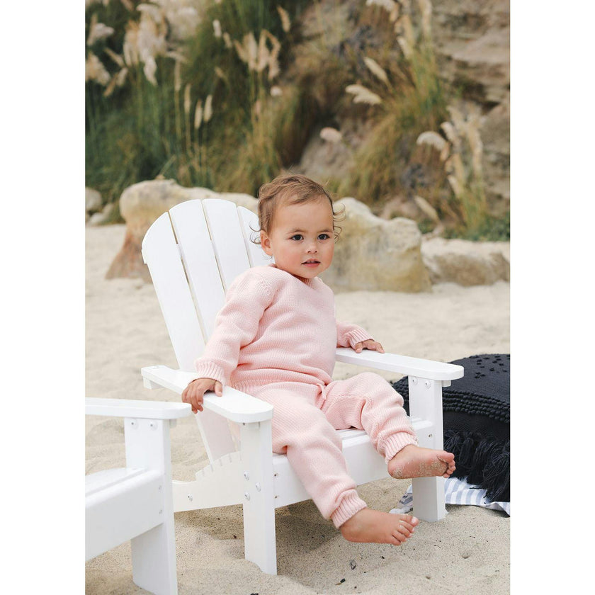 Soft Pink Knit Pant