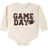 Game Day Patch Long Sleeve Romper
