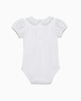 Baby Short-Sleeved Evelyn Trim Bodysuit