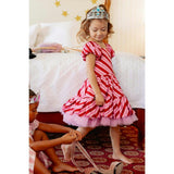 Mini Scottie Dress in Candy Cane Stripes