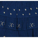 Serena Girls Tassel Dress Galaxy Embroidery, Blue