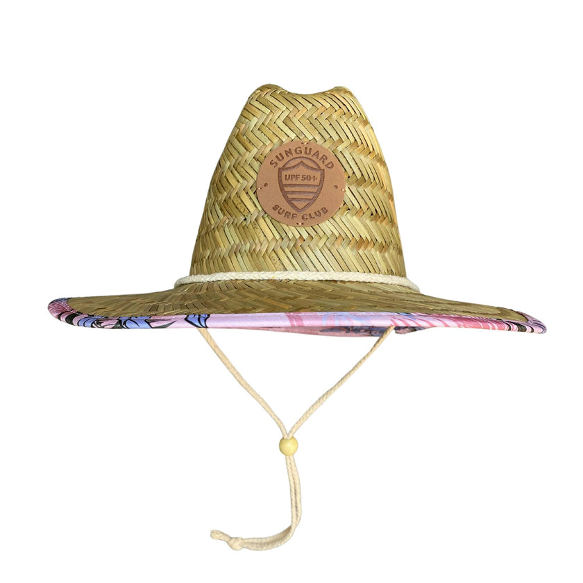 Kids Straw Lifeguard Hat