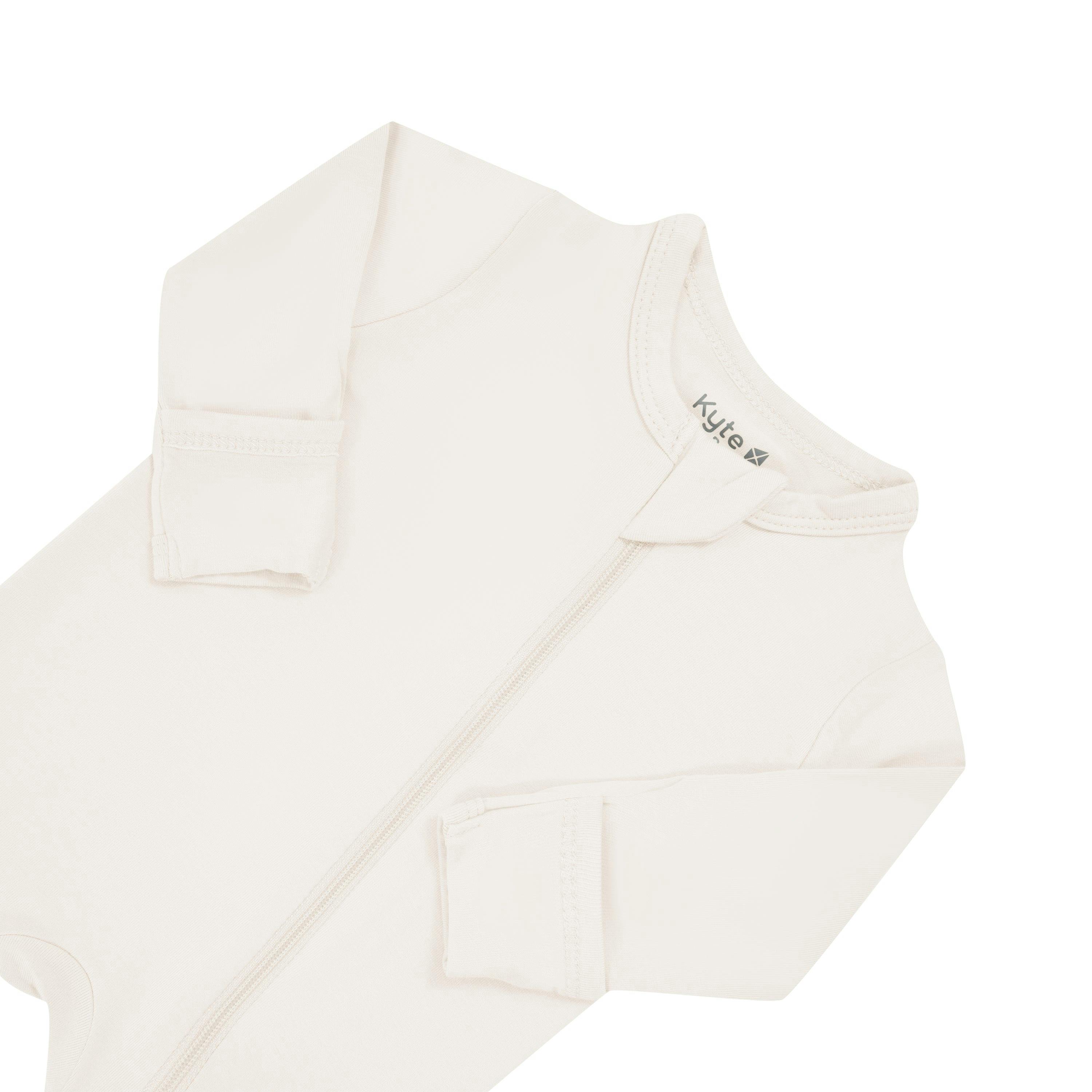 Zippered Footie in Oat
