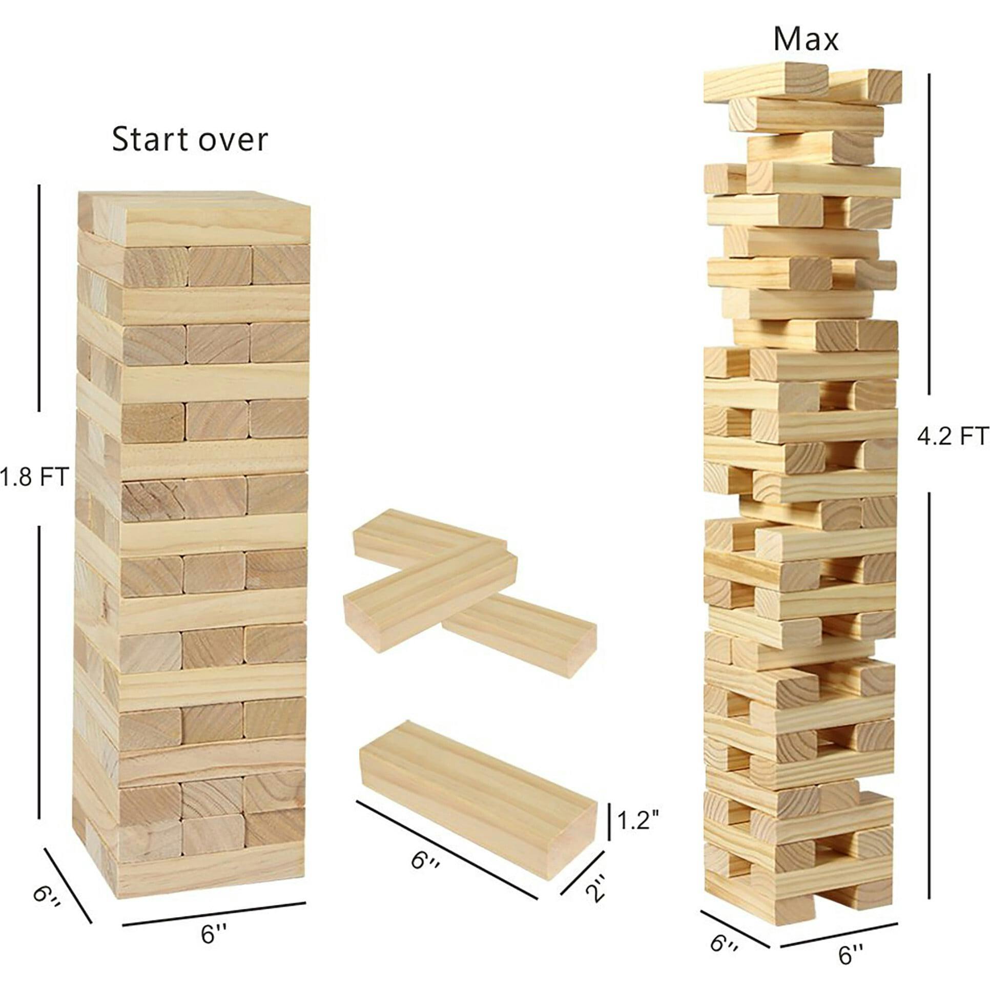 Wooden Toppling Tower: Large - 21.25