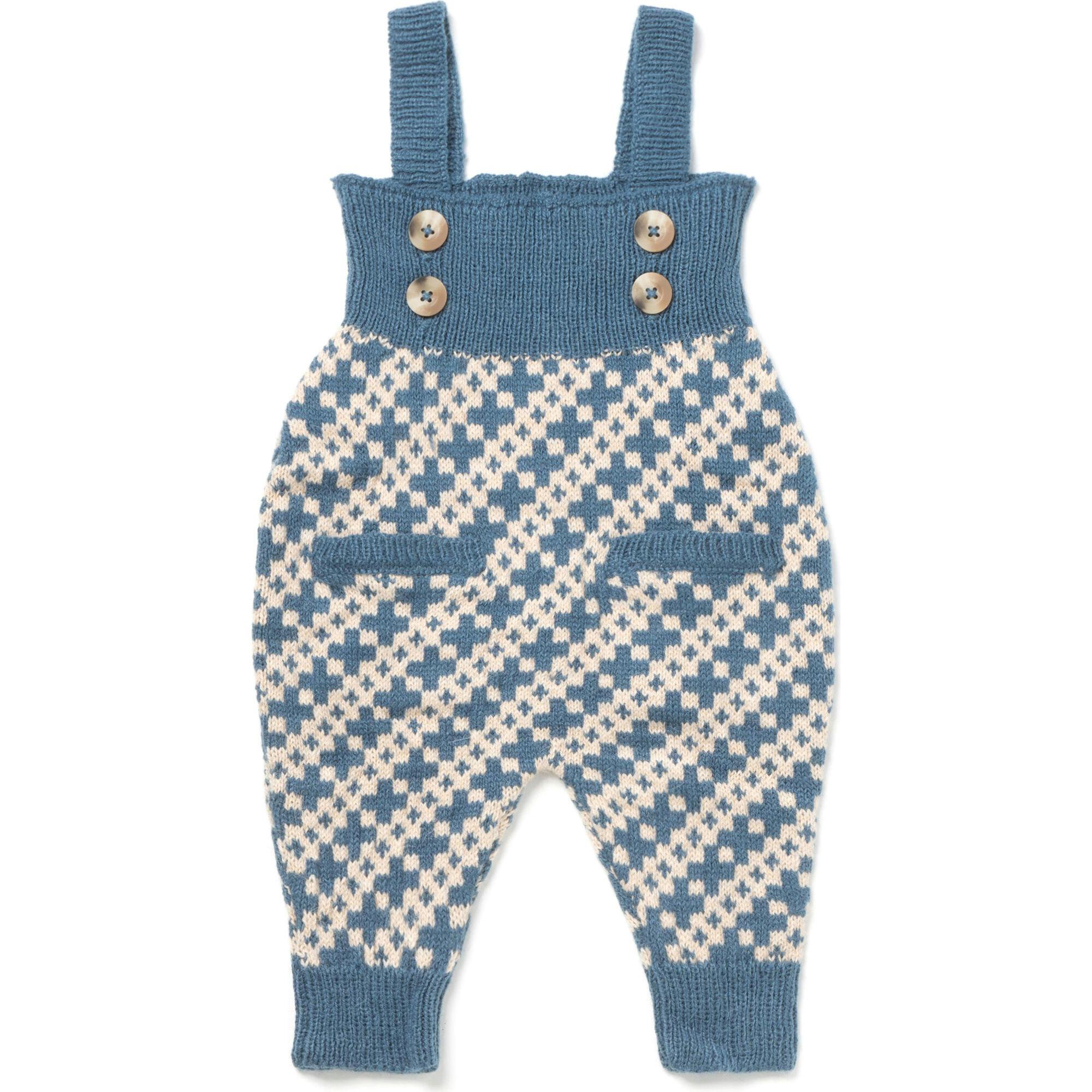 Acorn Ribbed Bib Buttoned Strap Jumper