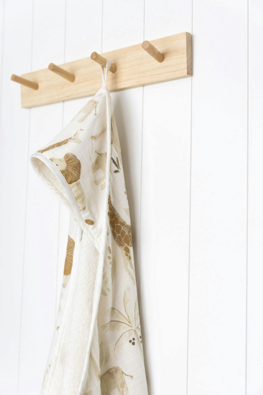 Kendi Safari Animal Hooded Baby Bath Towel