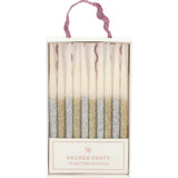 Metallic Glitter Birthday Candles (set of 10)