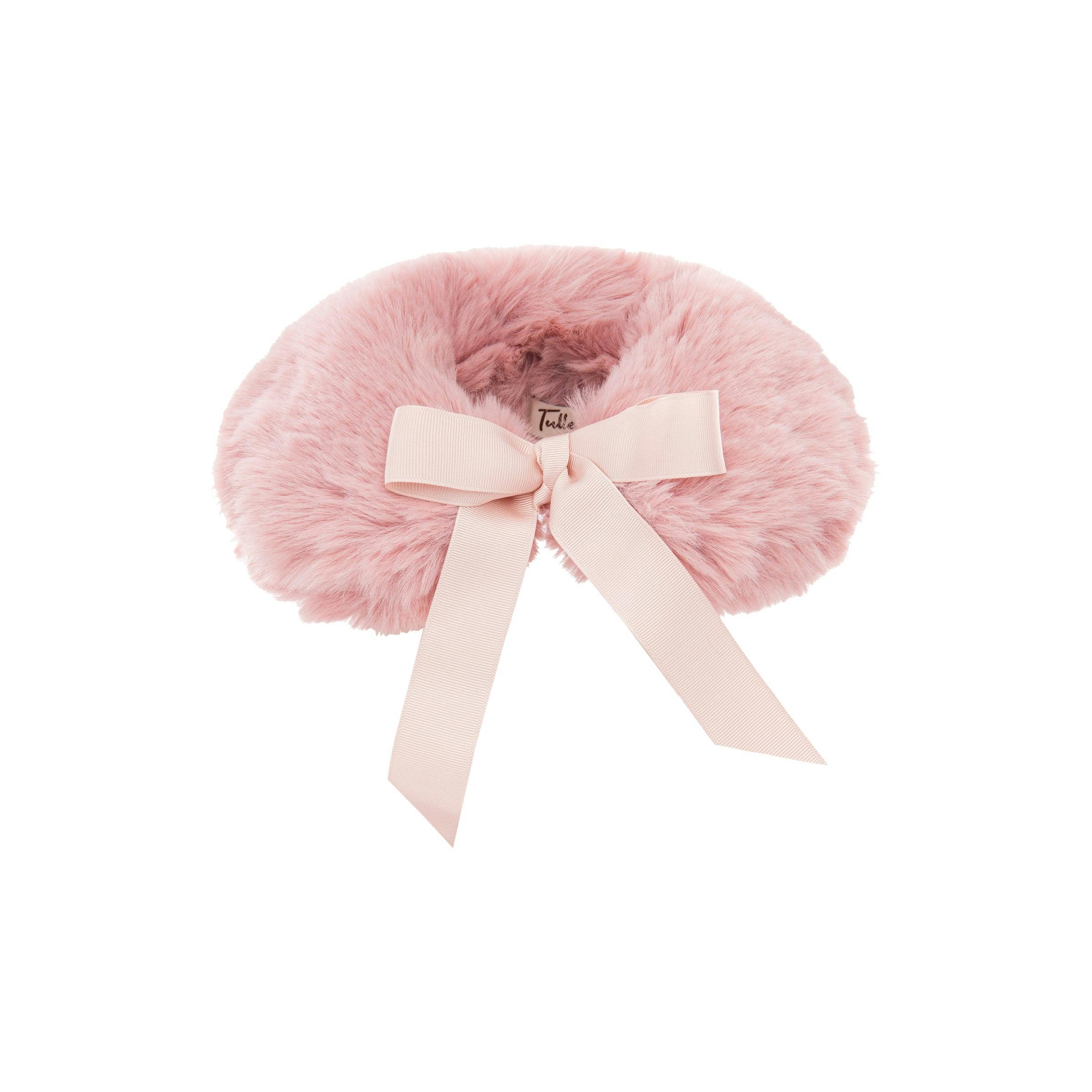 Pink Faux Fur Stole