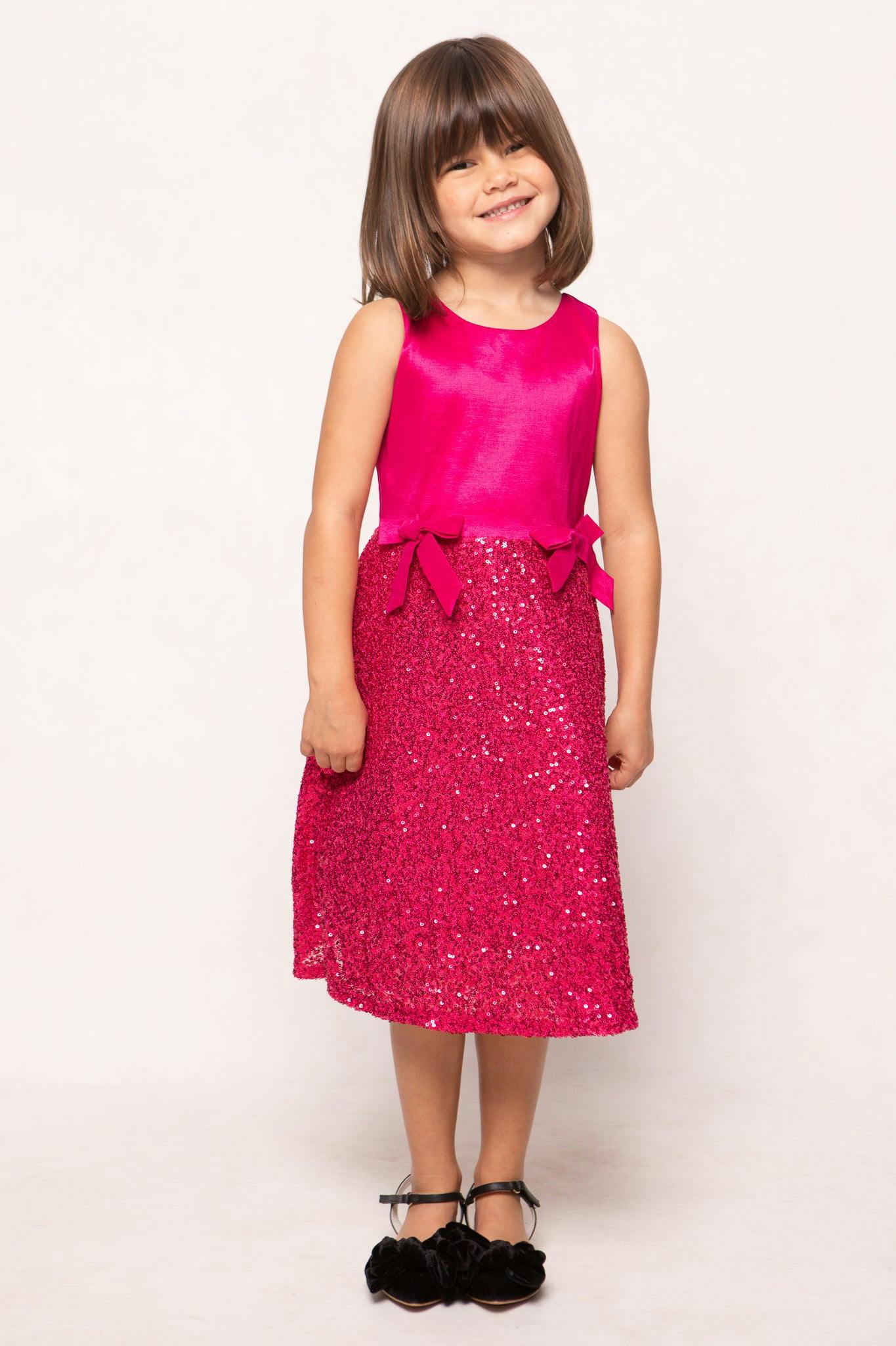 Mini Alexis Dress in Fuchsia