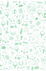 Golf Print Bib