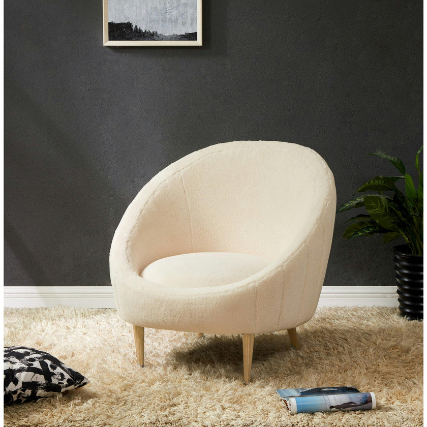 Razia Channel Tufted Tub Chair