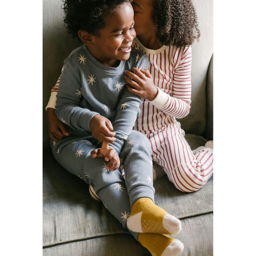 Ribbed Pajama, Blue