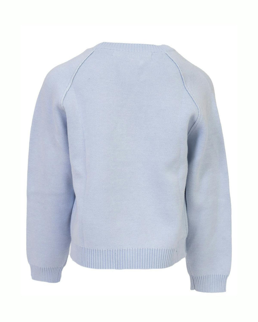 Kids Après Star Sweater in Light Blue