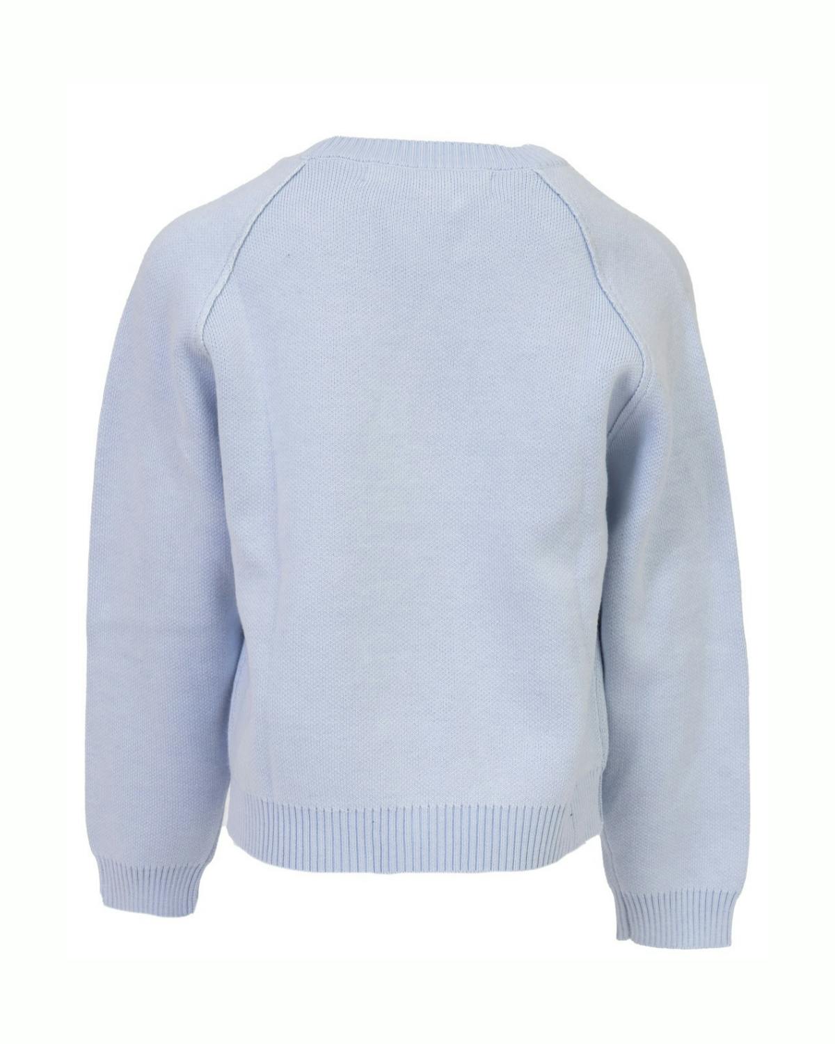 Kids Après Star Sweater in Light Blue