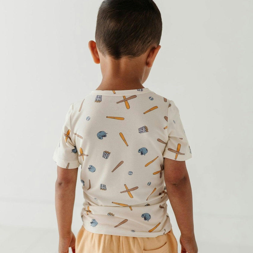 Boy's Short Sleeve Henley Shirt
