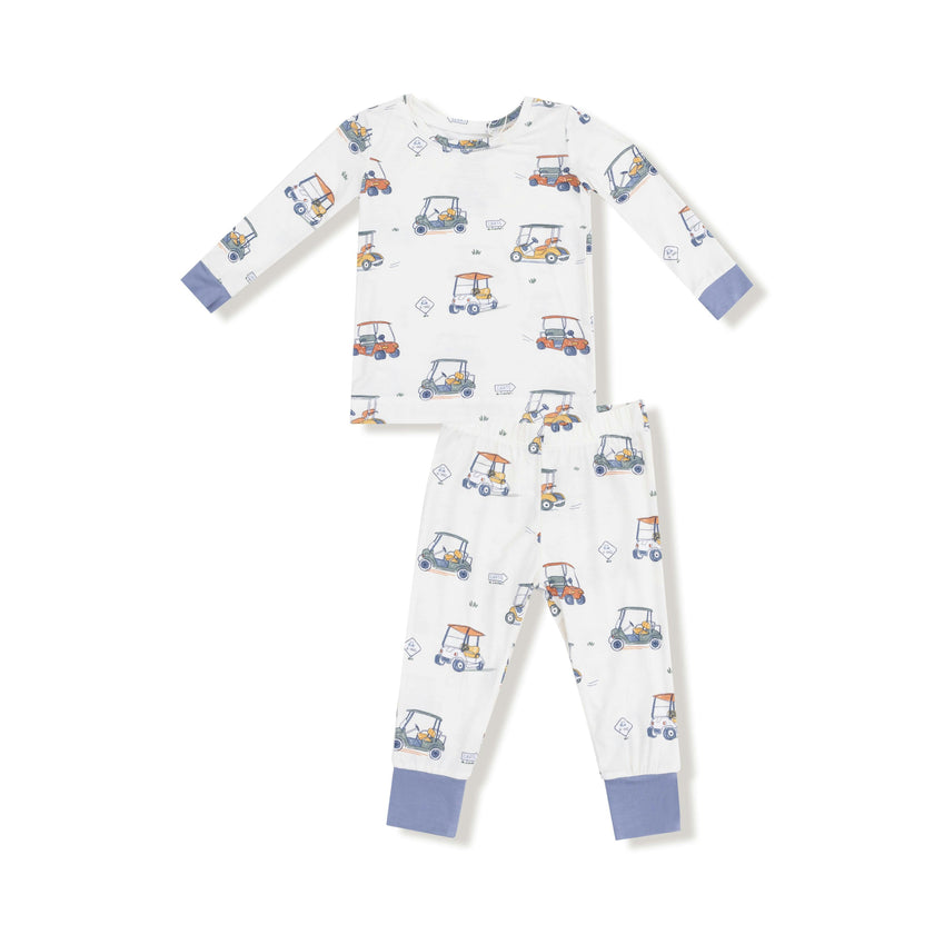Zooming Golf Carts - Long Sleeve Loungewear Set