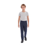Gray Melange Solid Cotton T-Shirt