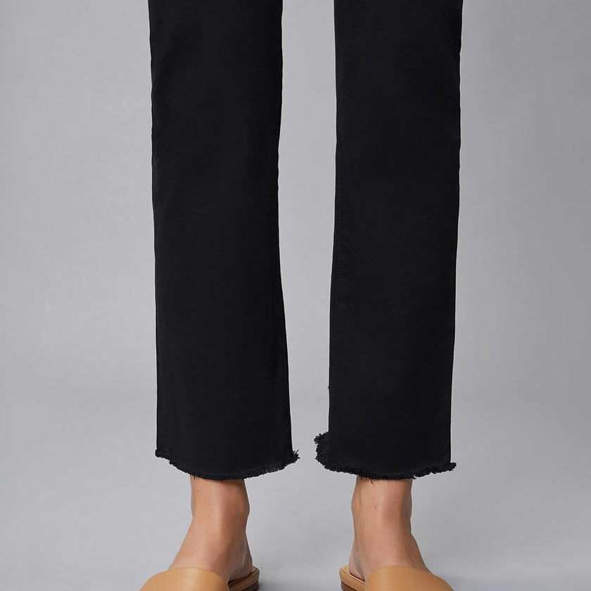 Patti Straight Maternity Vintage Jeans | Black Peached Raw