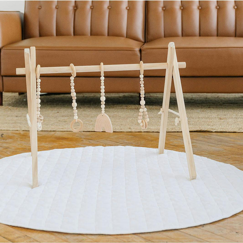 Linen Round Play Mat