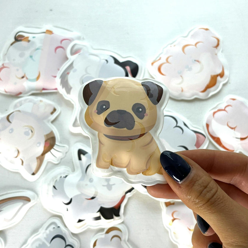 Bath Time: Stickers - Color Changing Muddy Paws