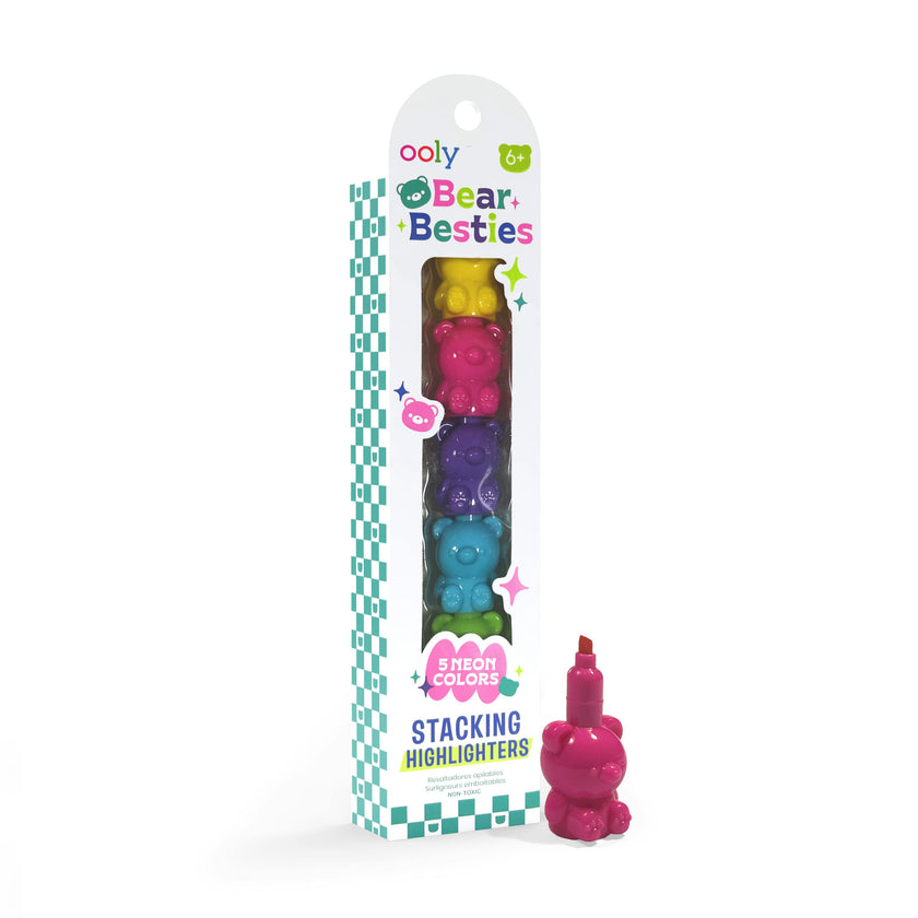 Bear Besties Stacking Highlighters - 5 Color