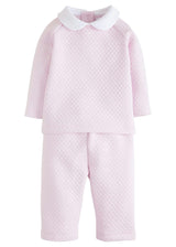 Quilted Pant Set - Light Pink