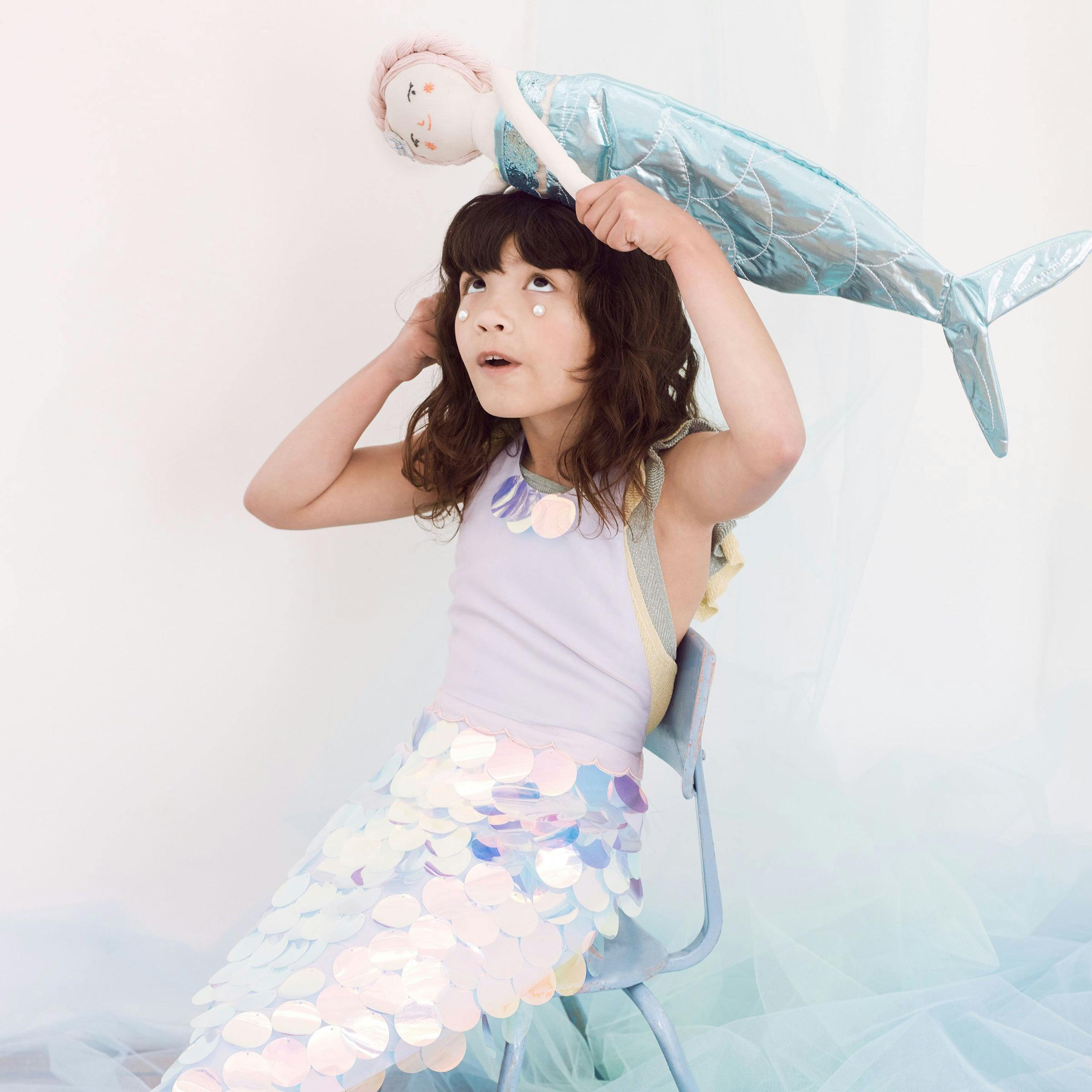 Mermaid Wrap Costume Age 5-6