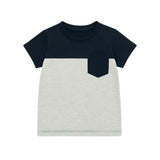 Boys Two-Tone Pocket T-Shirt