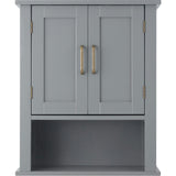 Mercer Mid Century Modern Wooden Removable Cabinet