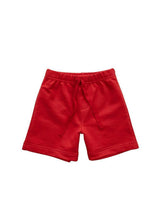 Red French Terry Pull-On Short